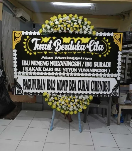Papan Bunga Duka Bungo